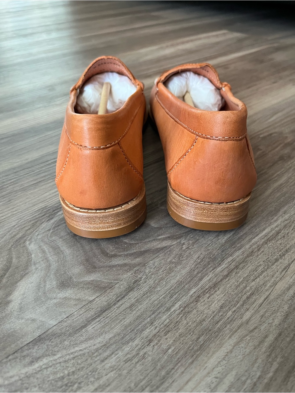 G.H. Bass & Co. Women's Tan Penny Loafers - Picture 5 of 10
